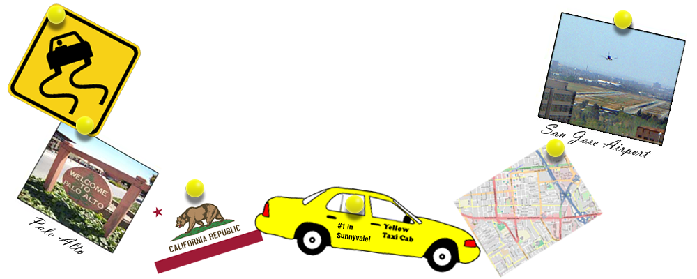 Yellow Taxi Cab California